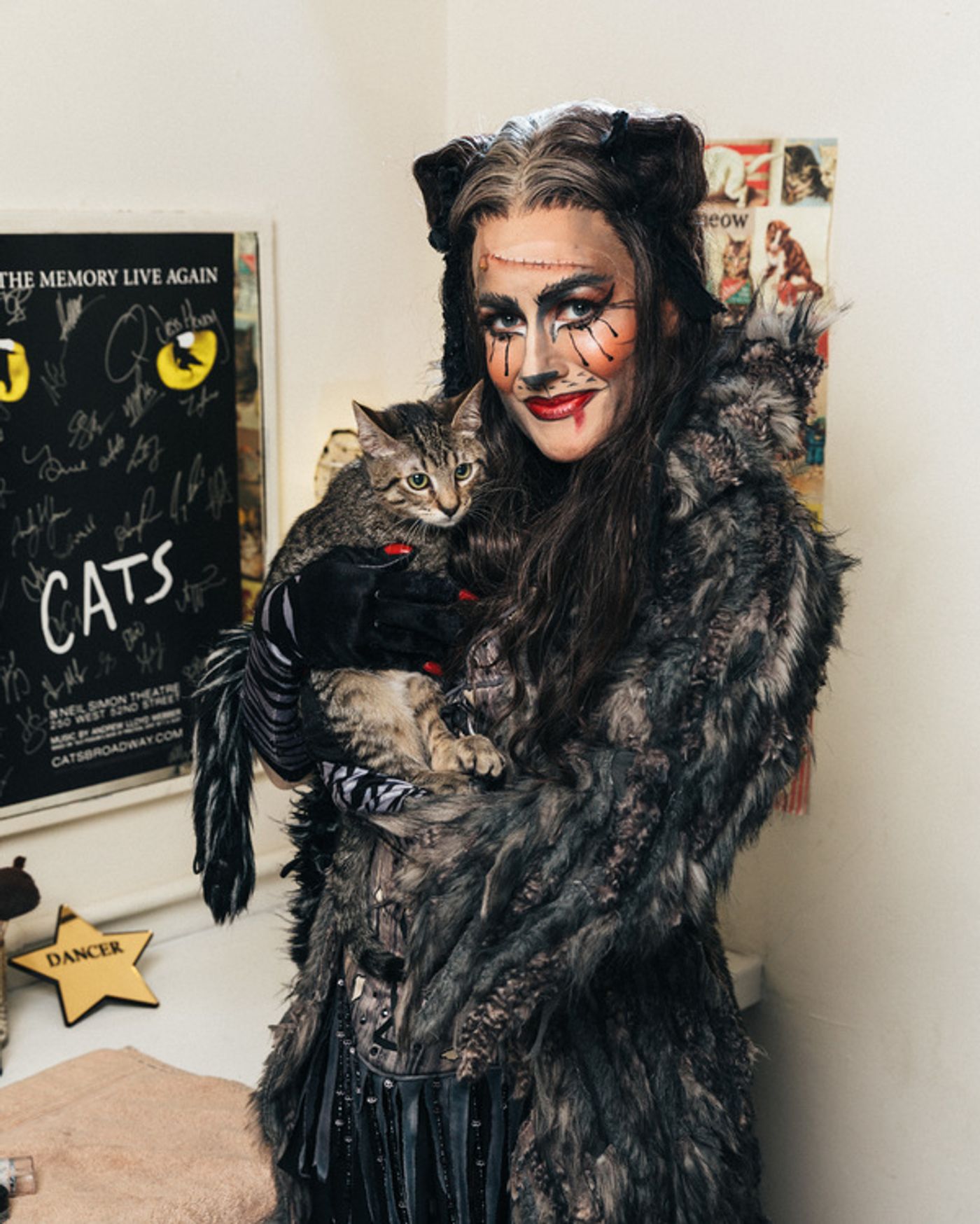 Photo Flash: Mamie Parris and the Cast of CATS Pose with Adorable, Adoptable Felines Photo Flash: Mamie Parris and the Cast of CATS Pose with Adorable, Adoptable Felines Image
