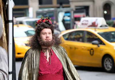 James Corden during Crosswalk The Musical in New York City  Photo