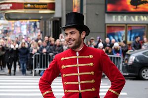 Zac Efron performs in Crosswalk The Musical in New York City w Photo