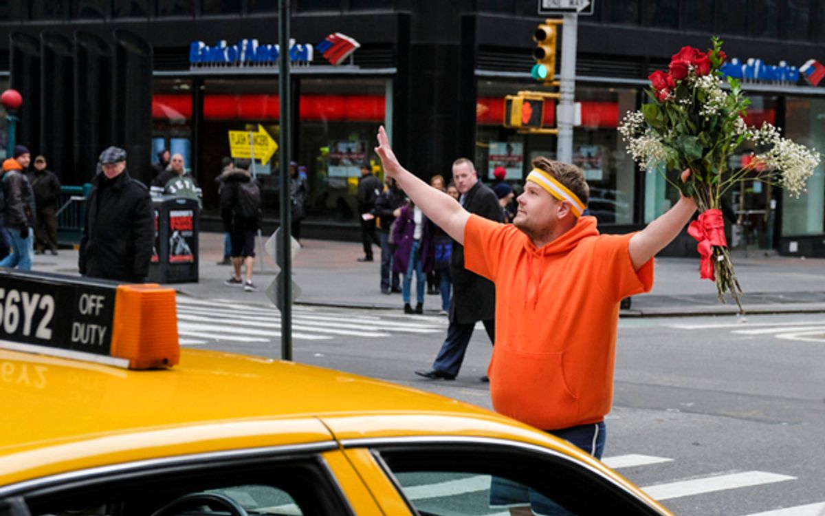James Corden in Crosswalk The Musical in New York Cit at 