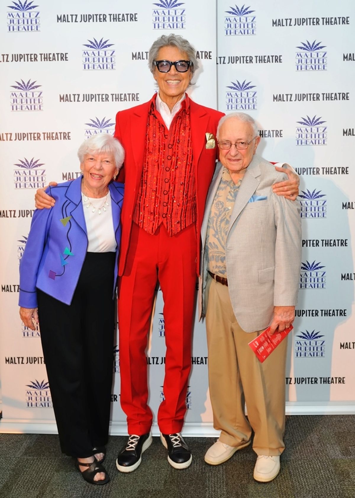 Tamar Maltz, Tommy Tune and Milton Maltz at 