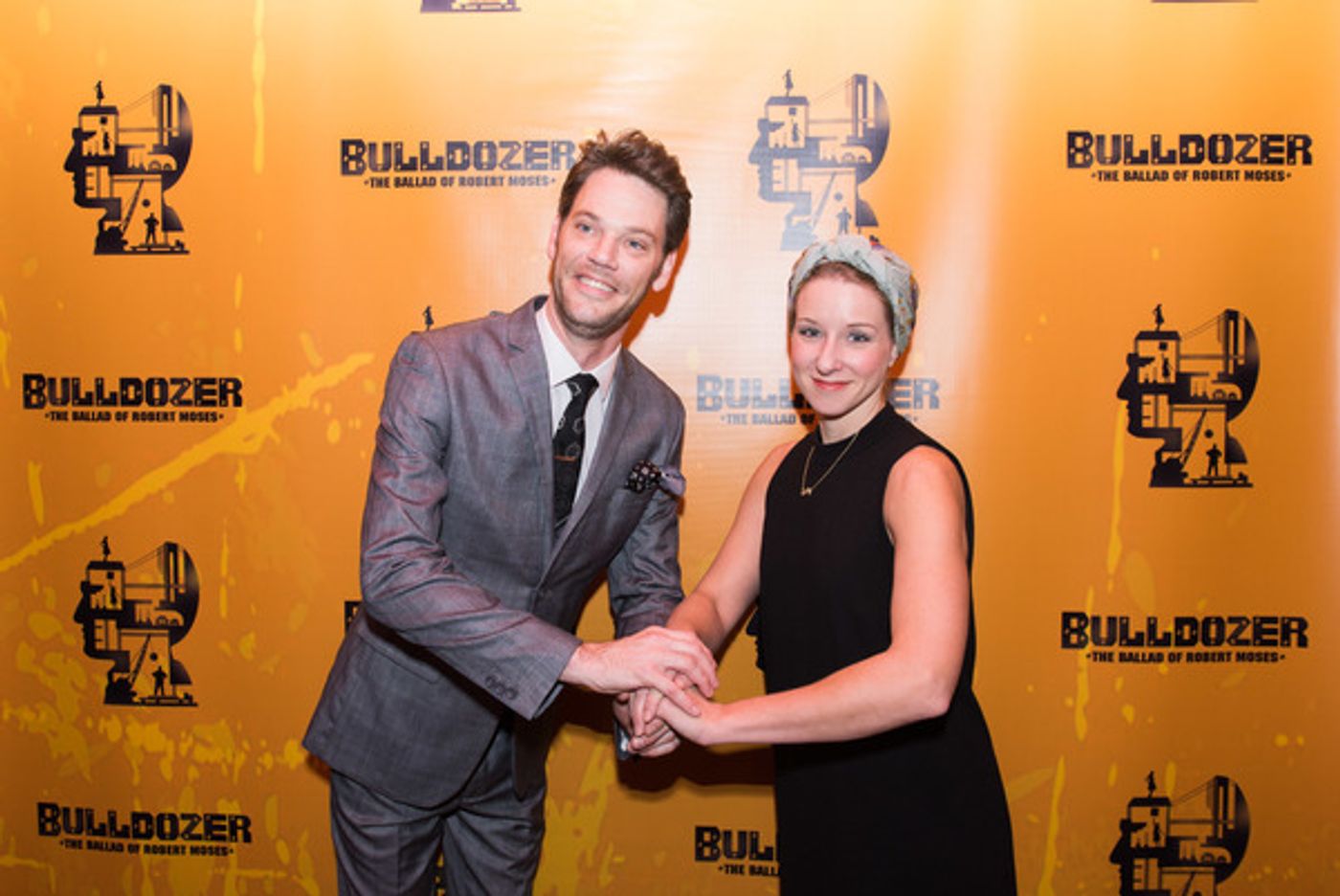 Photo Flash: Constantine Maroulis and More Celebrate BULLDOZER: THE BALLAD OF ROBERT MOSES Opening Off-Broadway  Image