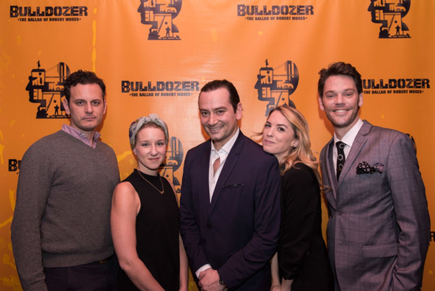 Photo Flash: Constantine Maroulis and More Celebrate BULLDOZER: THE BALLAD OF ROBERT MOSES Opening Off-Broadway  Image