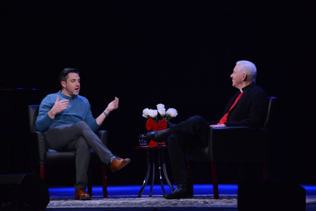 Raul Esparza and Fr. Edward L. Beck, C.P. at 