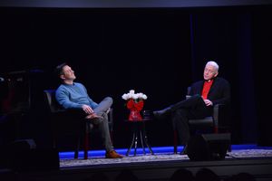 Raul Esparza and Fr. Edward L. Beck, C.P. Photo