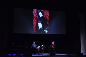 Raul Esparza and Fr. Edward L. Beck, C.P. Photo