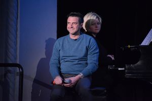 Raul Esparza and Mary-Mitchell Campbell Photo