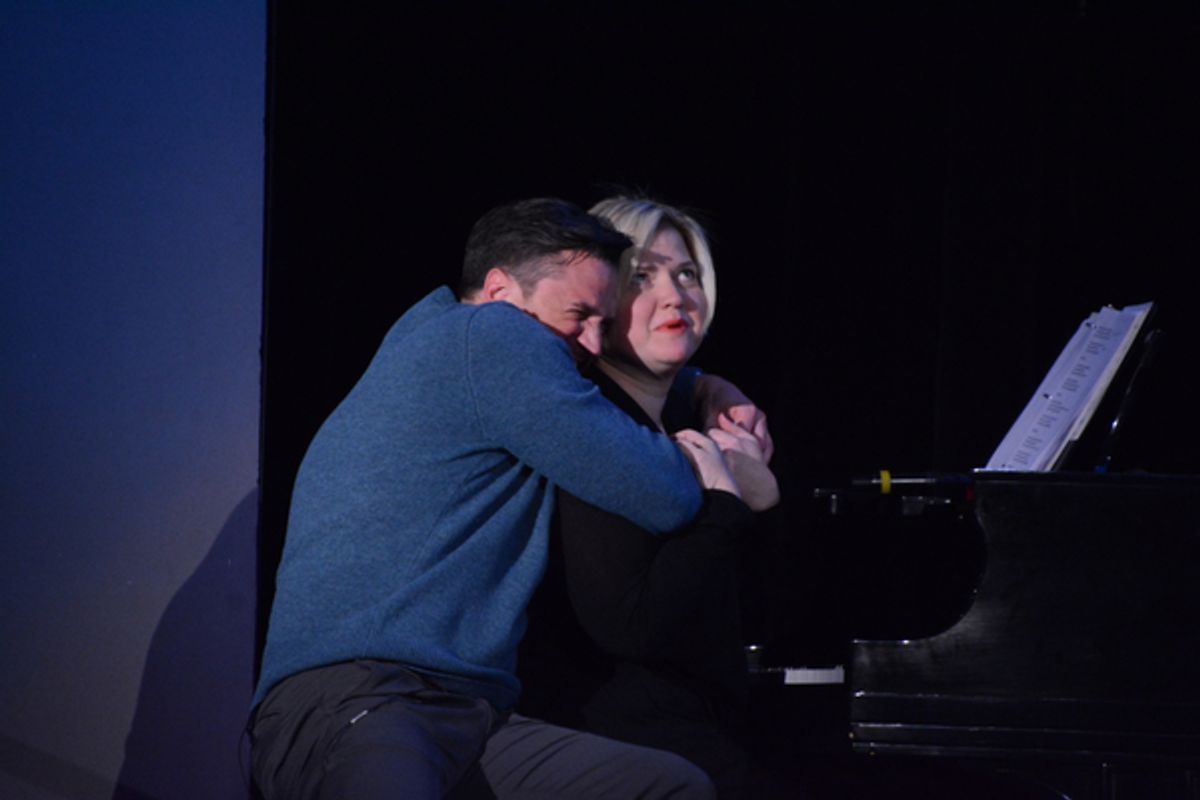 Raul Esparza and Mary-Mitchell Campbell at 