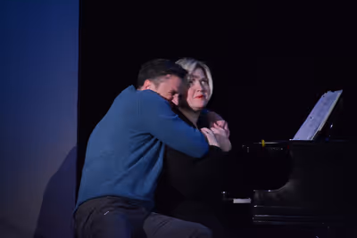 Raul Esparza and Mary-Mitchell Campbell Photo