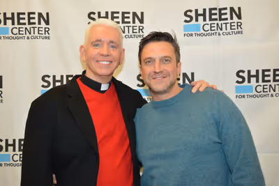 Fr. Edward L. Beck, C.P and Raul Esparza Photo