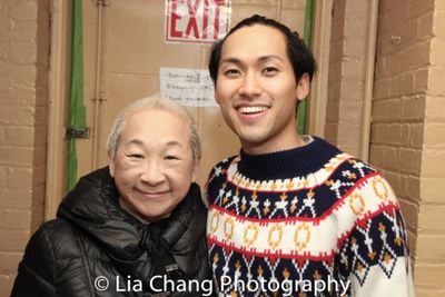 Lori Tan Chinn from Orange is the New Black and Jin Ha. Ms. Chinn appeared in the 198 Photo
