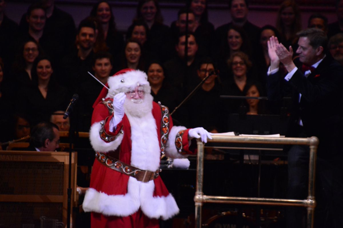 Santa Claus and Steven Reineke at 