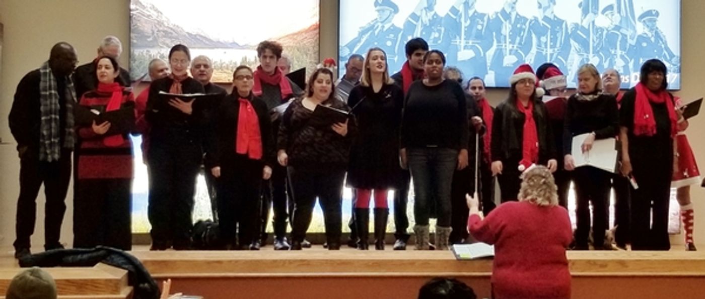 Lighthouse Guild's Vocal Ensemble Spreads Holiday Cheer During One-Day Caroling Tour In Manhattan  Image