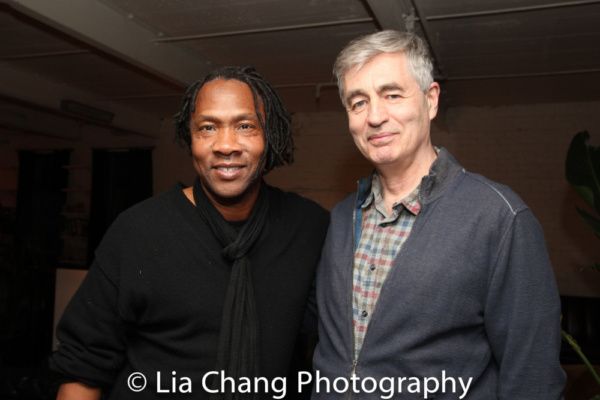 Award-winning filmmakers Roger Ross Williams and Steve James Photo