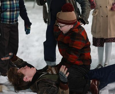 A CHRISTMAS STORY LIVE!: Cast members Sacha Carlson and Andy Walken during FOXâ€® Photo