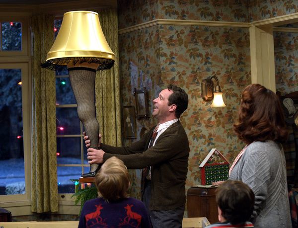A CHRISTMAS STORY LIVE!: L-R:  Cast members Andy Walken, Chris Diamantopoulos, Tyler  Photo