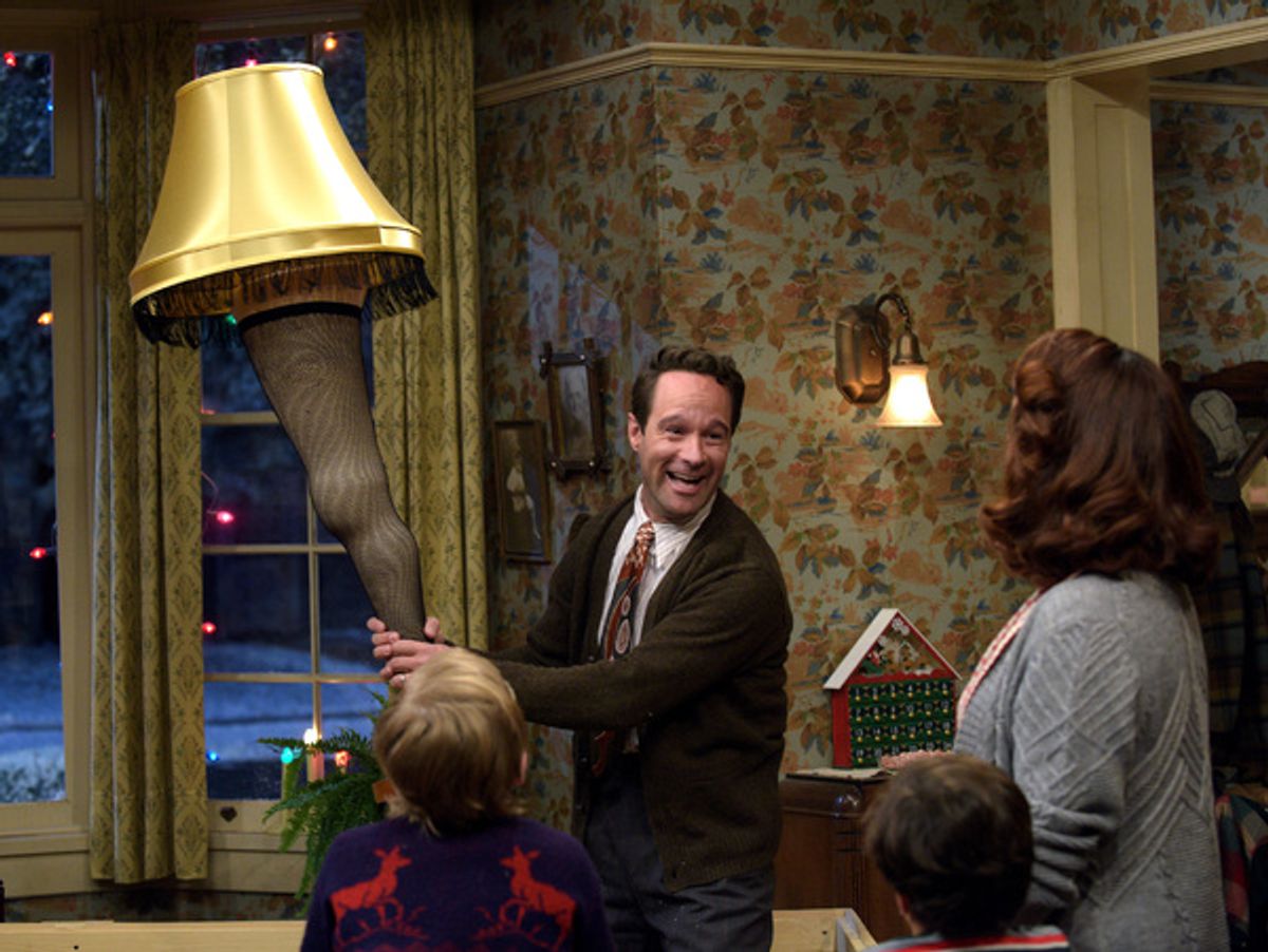 A CHRISTMAS STORY LIVE!: L-R:  Cast members Andy Walken, Chris Diamantopoulos, Tyler Wladis and Maya Rudolph during FOXâ€™s live musical event, A CHRISTMAS STORY LIVE!, airing Sunday, Dec. 17 (7:00-10:00 PM ET live/PT tape-delayed) on FOX. CR: Ray Micksha at 