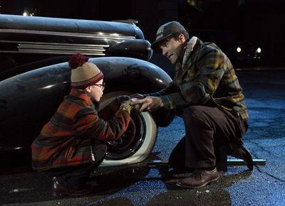 A CHRISTMAS STORY LIVE!: L-R:  Cast members Andy Walken and Chris Diamantopoulos duri Photo