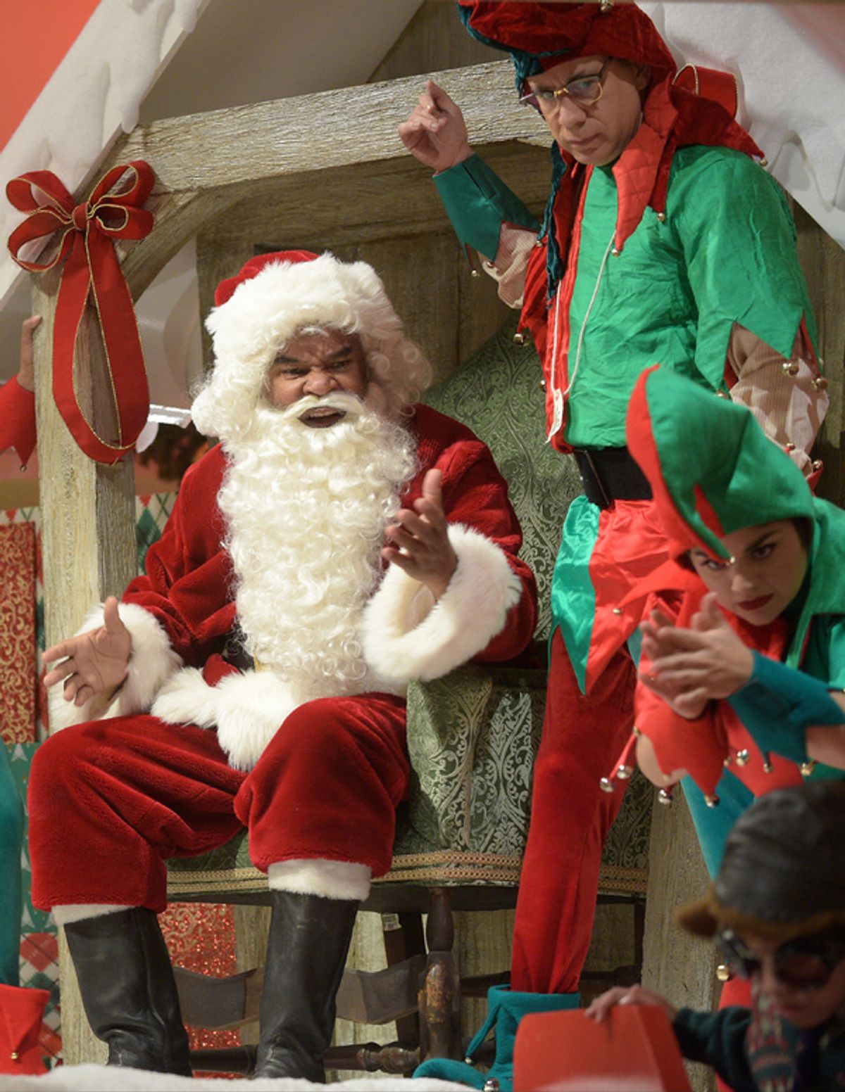 A CHRISTMAS STORY LIVE!: David Alan Grier (L) and Fred Arimisen (R) during FOXâ€™s live musical event, A CHRISTMAS STORY LIVE!, airing Sunday, Dec. 17 (7:00-10:00 PM ET live/PT tape-delayed) on FOX. CR: Ray Mickshaw / FOX at 