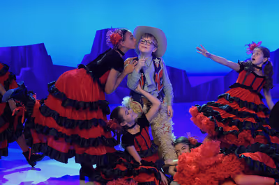A CHRISTMAS STORY LIVE!: Cast member Andy Walken (C) during FOXâ€™s live musical Photo
