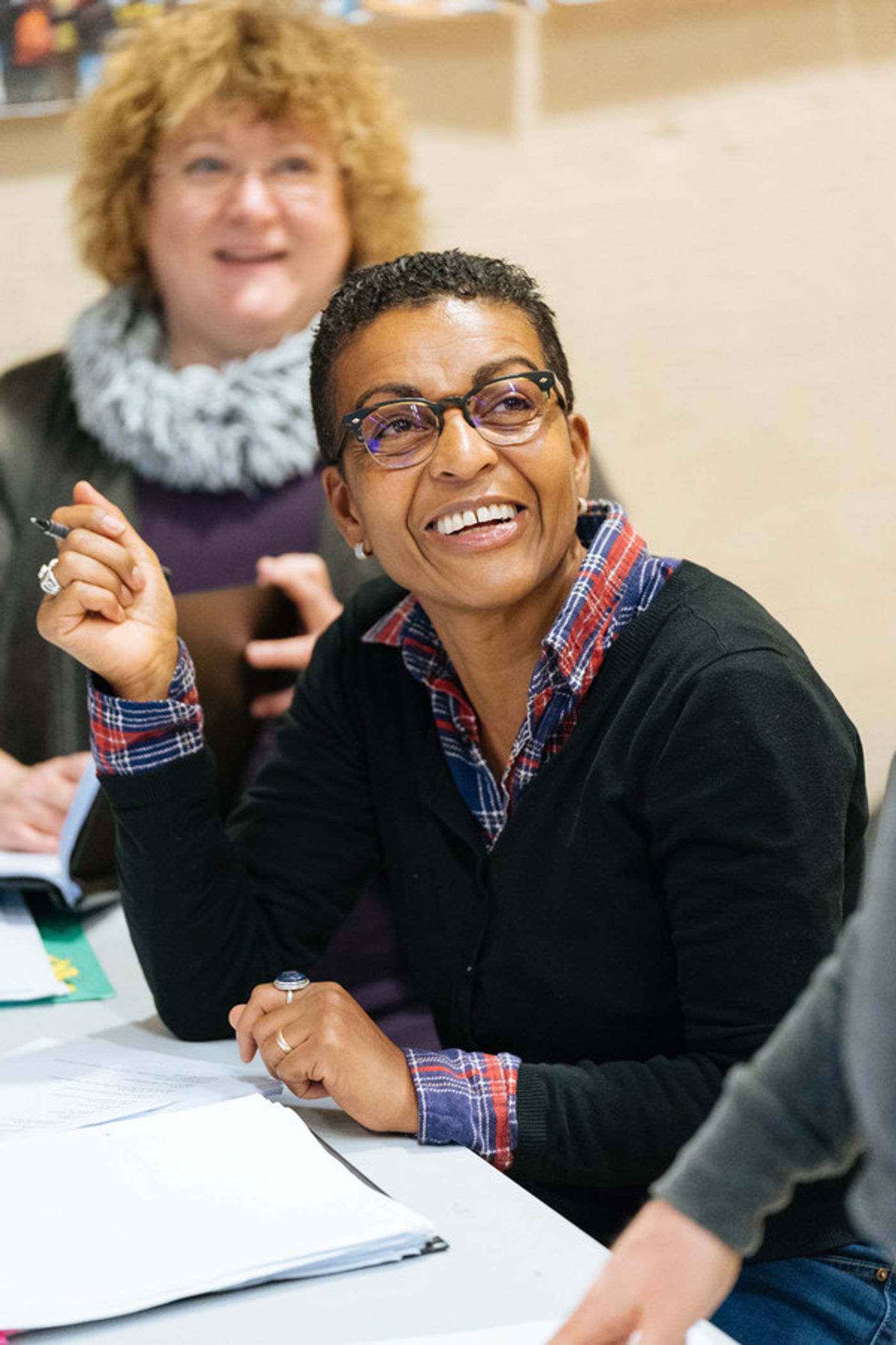 Photo Flash: In Rehearsal with Michelle Fairley, Ben Whishaw, and More in JULIUS CAESAR  Image