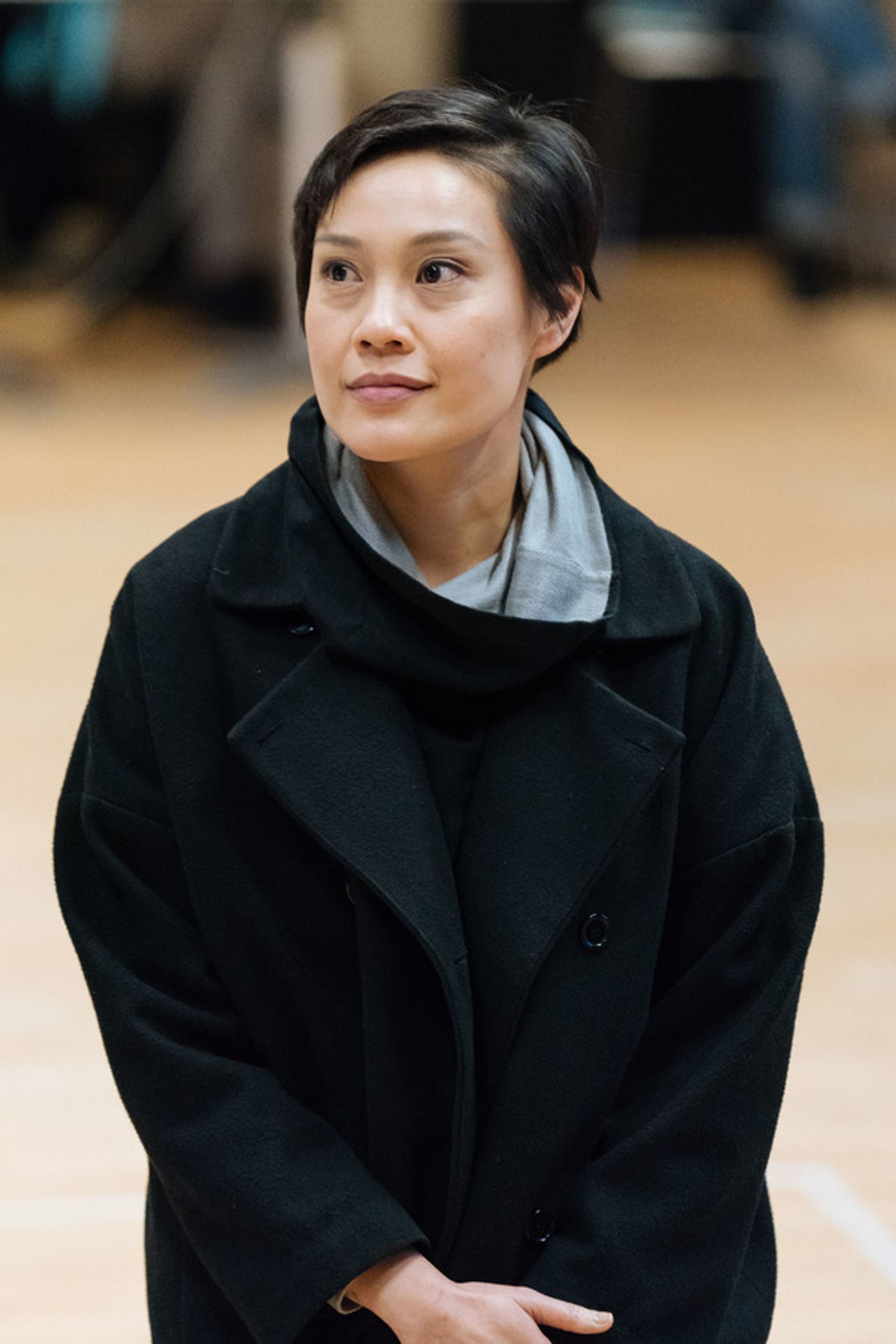 Photo Flash: In Rehearsal with Michelle Fairley, Ben Whishaw, and More in JULIUS CAESAR  Image