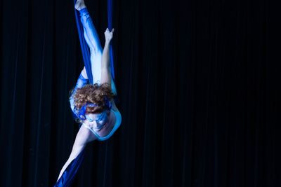 Katrina Stevenson as Ariel. Jobsite Theater's production of The Tempest, playing the  Photo