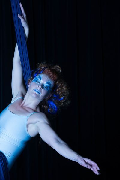 Katrina Stevenson as Ariel. Jobsite Theater's production of The Tempest, playing the  Photo