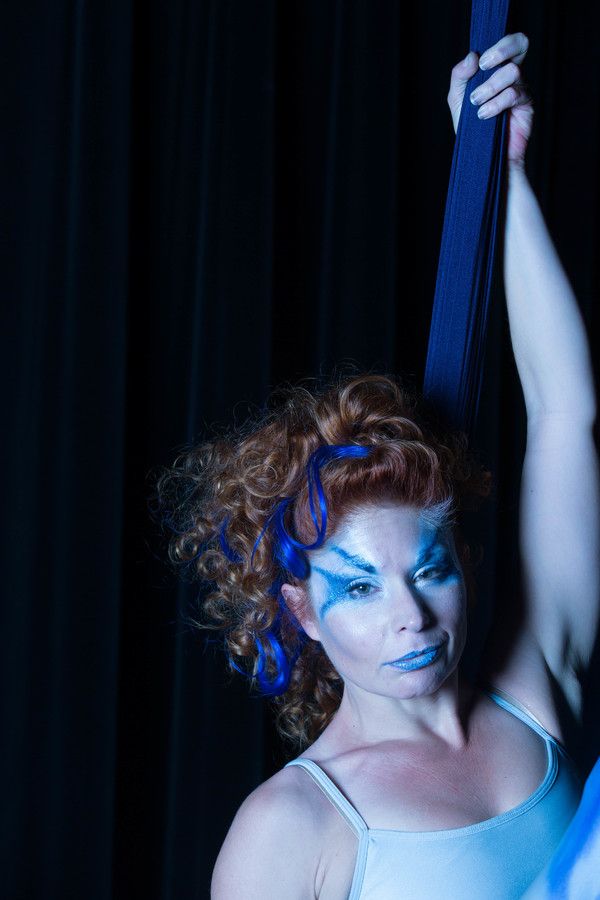 Katrina Stevenson as Ariel. Jobsite Theater's production of The Tempest, playing the  Photo