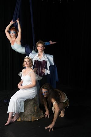 Top to bottom: Katrina Stevenson (Ariel), Roxanne Fay (Prospero), Emily Belvo (Miranda), and Giles Davies (Caliban). Jobsite Theater's production of The Tempest, playing the Straz Center in downtown Tampa Jan. 17 - Feb 11, 2018. Photos by Pritchard Photog @ BroadwayWorld Top to bottom: Katrina Stevenson (Ariel), Roxanne Fay (Prospero), Emily Belvo (Mirand Photo