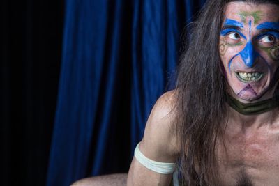 Giles Davies as Caliban. Jobsite Theater's production of The Tempest, playing the Str Photo