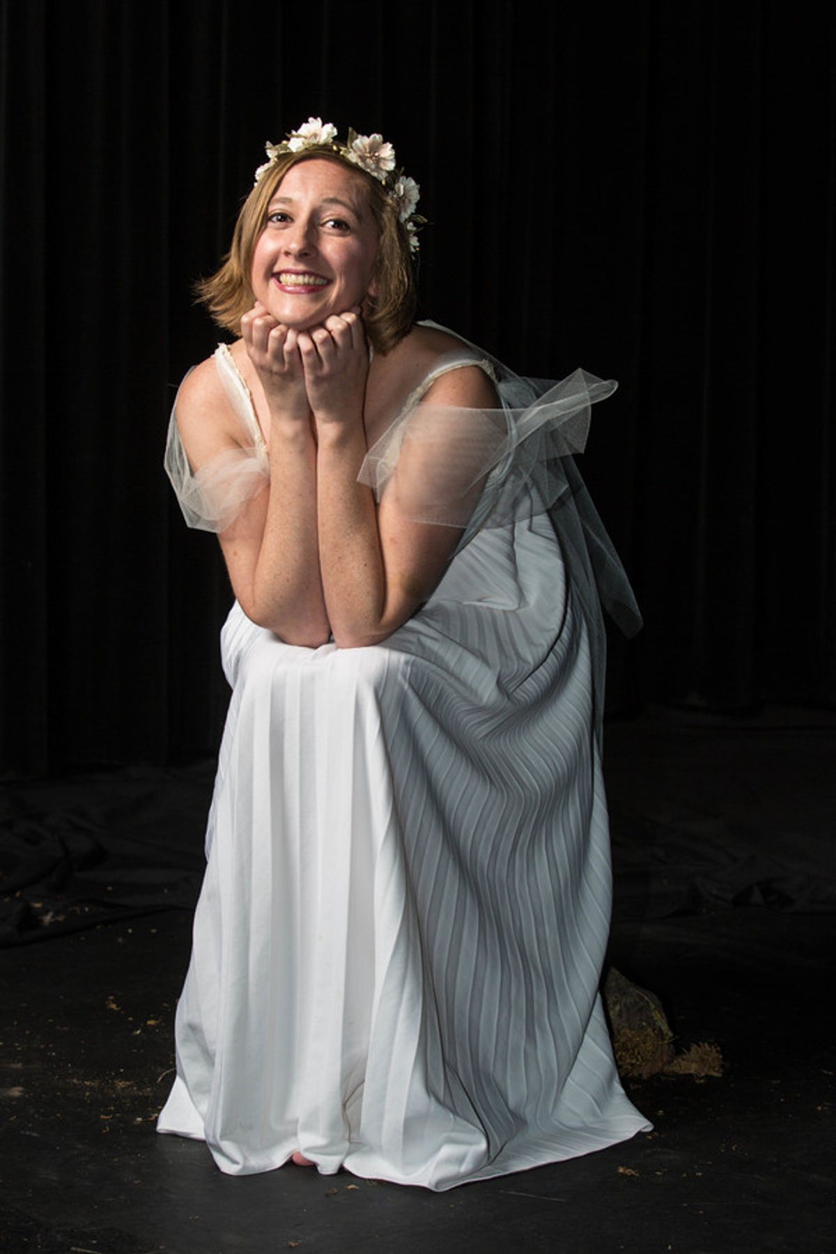 Emily Belvo as Miranda. Jobsite Theater's production of The Tempest, playing the Straz Center in downtown Tampa Jan. 17 - Feb 11, 2018. Photos by Pritchard Photography. More: JobsiteTheater.org/Tempest.

 at 