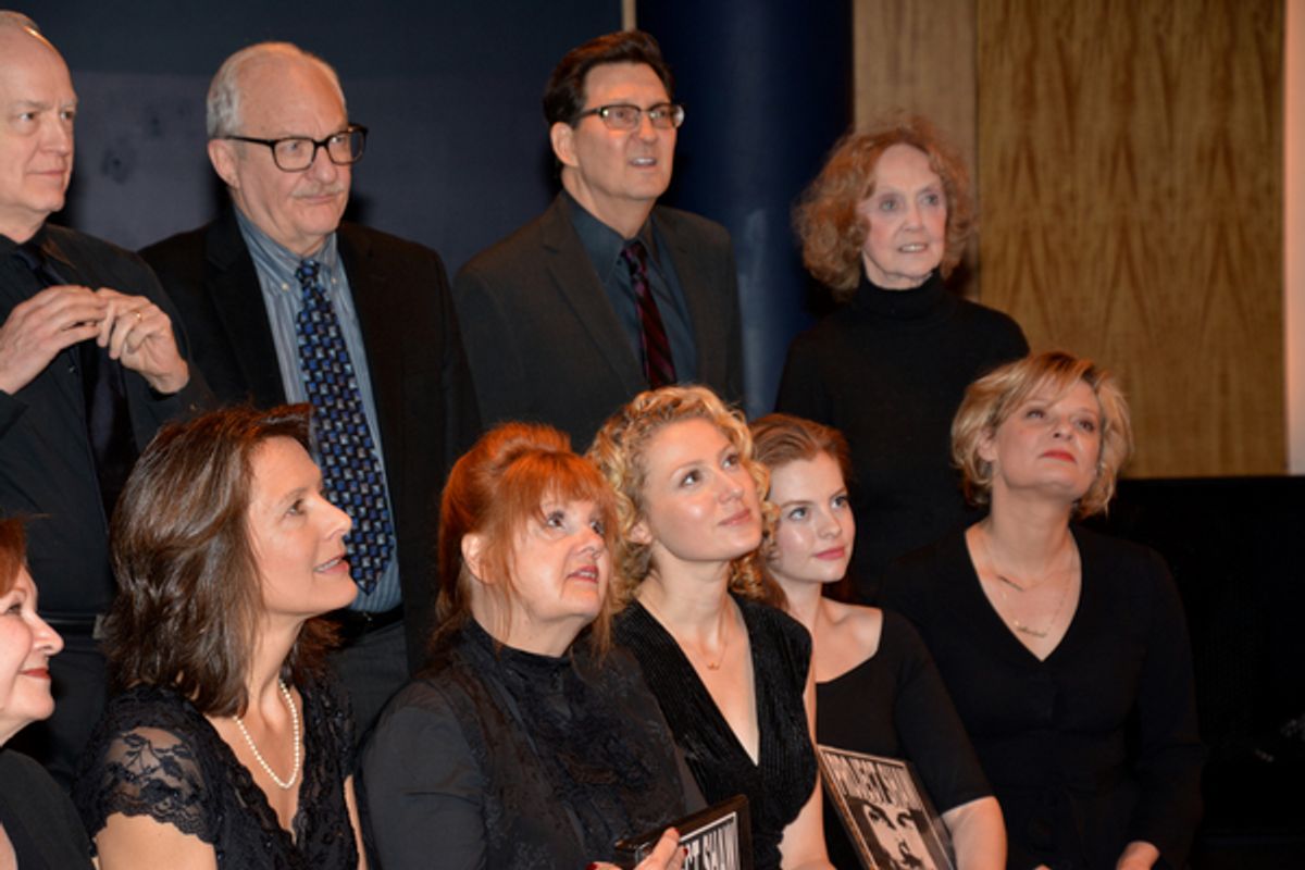 Reed Birney, Tim Jerome, Warren Kelley, Charlotte Moore, Jennifer Van Dyck, Annie Golden, Margaret Loesser Robinson, Andrea Lynn Green and Martha Plimpton at 