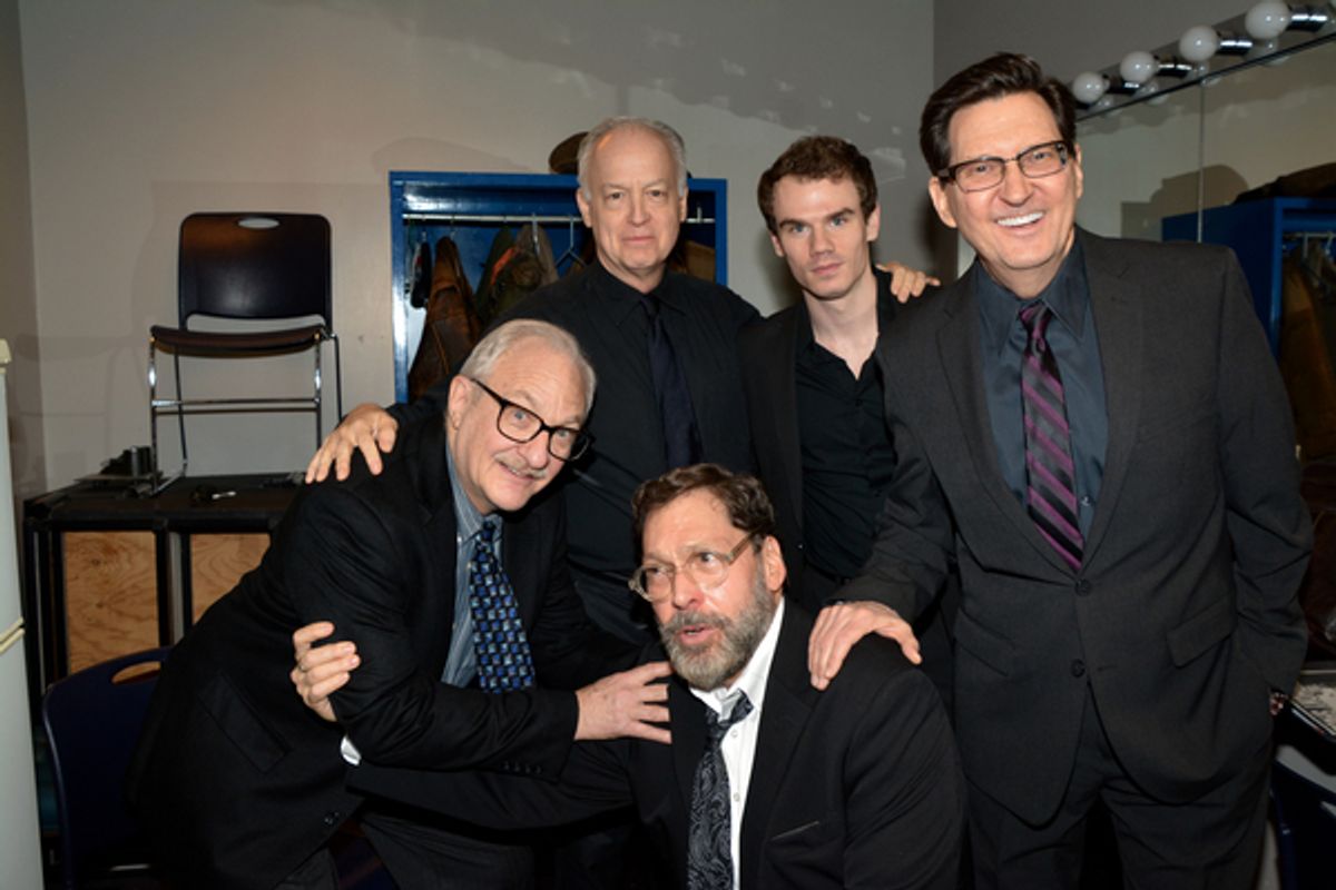 Tim Jerome, Reed Birney, Jay Armstrong Johnson, David Staller and Warren Kelley at 