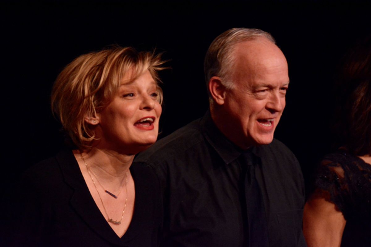 Martha Plimpton and Reed Birney at 