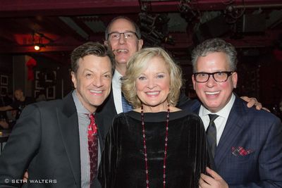 Jim Caruso, Tom Hubbard, Christine Ebersole, Billy Stritch Photo