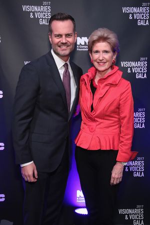 NEW YORK, NY - DECEMBER 18:  Fred Dixon of NYC & Company, and Emily Rafferty of NYC & Photo