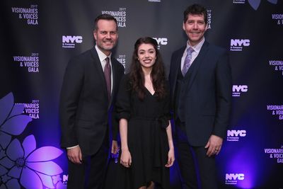 NEW YORK, NY - DECEMBER 18:  Fred Dixon of NYC & Company, and Kelly Ann Voorhees and  Photo