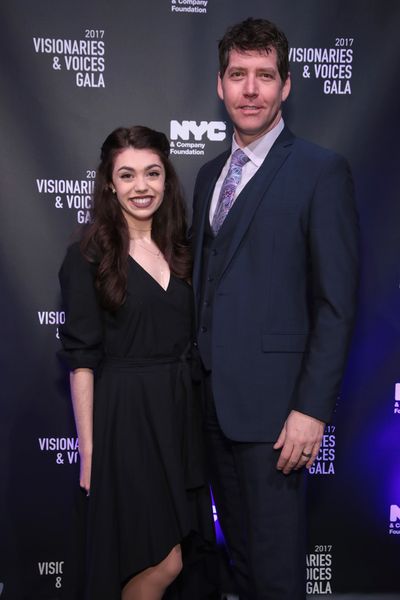 NEW YORK, NY - DECEMBER 18:  Kelly Ann Voorhees and James Barbour of Phantom of the O Photo