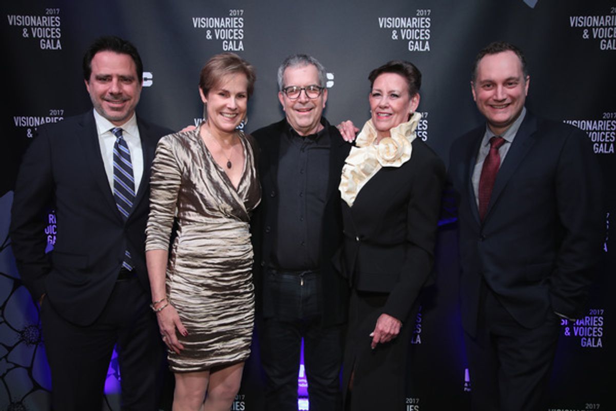 NEW YORK, NY - DECEMBER 18:  (L-R) William Pennell, Lisa Truitt, David Kahne, Christine Kurtz, and Alexander Svezia attend NYC & Company Foundation Visionaries & Voices Gala 2017 on December 18, 2017 in New York City.  (Photo by Cindy Ord/Getty Images for at 