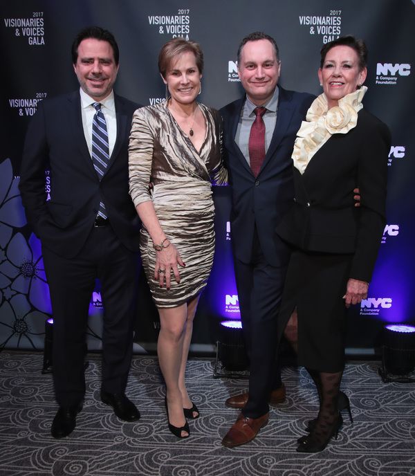 NEW YORK, NY - DECEMBER 18:  (L-R) William Pennell, Lisa Truitt, Alexander Svezia and Photo