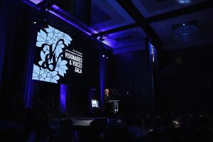 NEW YORK, NY - DECEMBER 18: Actress Cady Huffman speaks onstage at NYC & Company Foundation Visionaries & Voices Gala 2017 on December 18, 2017 in New York City. (Photo by Cindy Ord/Getty Images for NY & Company) @ BroadwayWorld NEW YORK, NY - DECEMBER 18: Actress Cady Huffman speaks onstage at NYC & Company Fou Photo