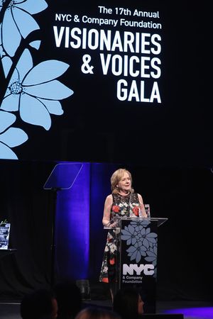 NEW YORK, NY - DECEMBER 18:  Susan Ungaro of James Beard Foundation accepts an award  Photo