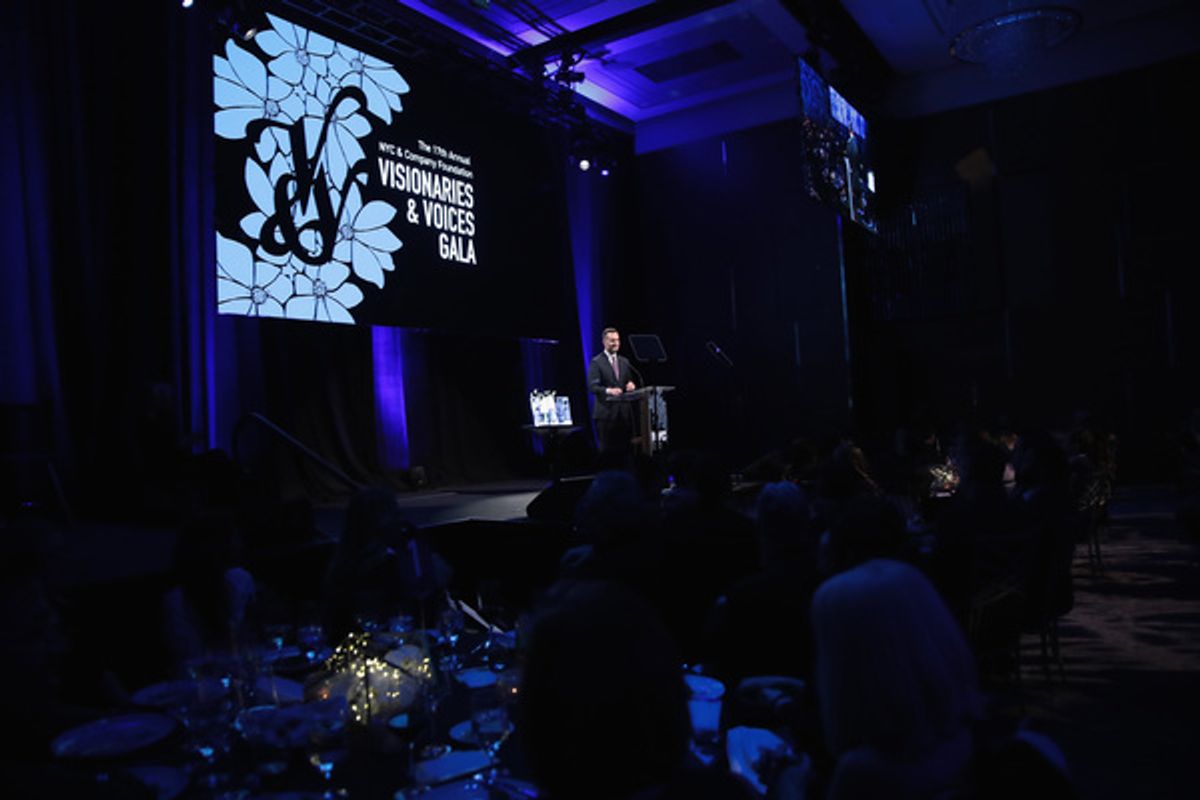 NEW YORK, NY - DECEMBER 18:  Fred Dixon of NYC & Company speaks onstage at the NYC & Company Foundation Visionaries & Voices Gala 2017 on December 18, 2017 in New York City.  (Photo by Cindy Ord/Getty Images for NY & Company) at 