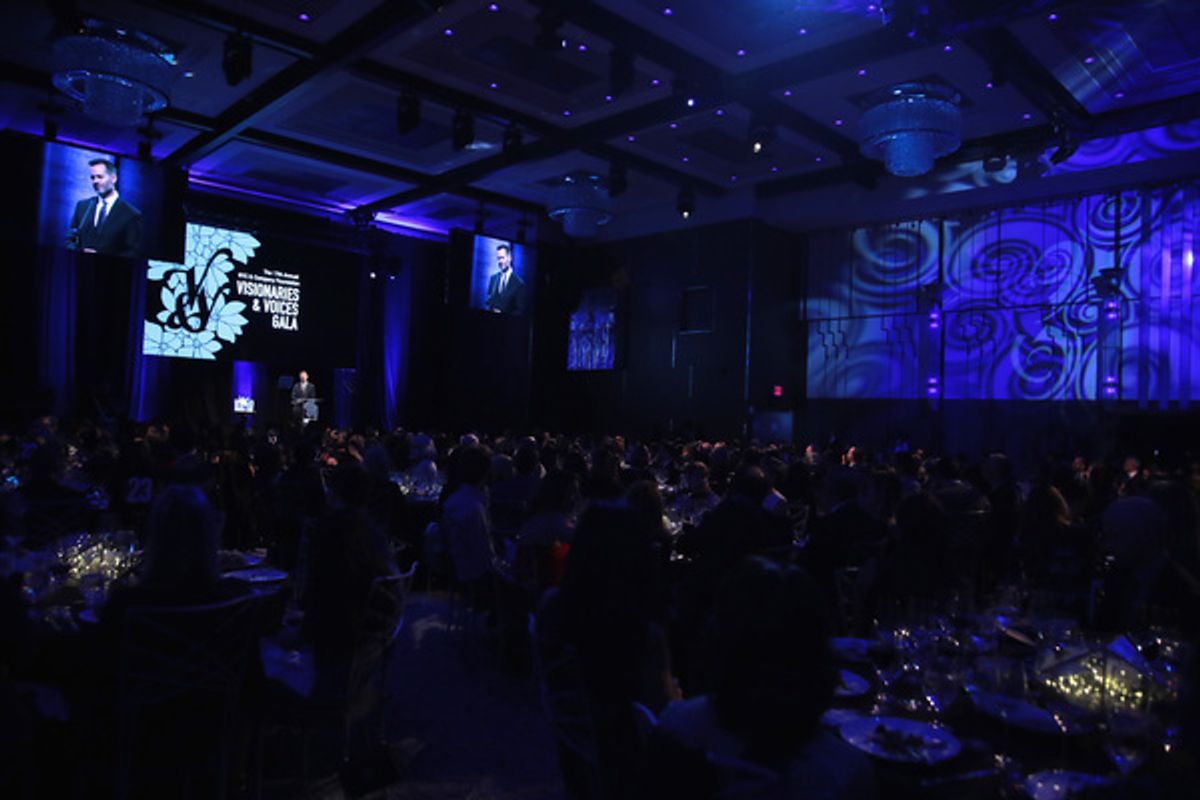 NEW YORK, NY - DECEMBER 18:  Fred Dixon of NYC & Company speaks onstage at the NYC & Company Foundation Visionaries & Voices Gala 2017 on December 18, 2017 in New York City.  (Photo by Cindy Ord/Getty Images for NY & Company) at 