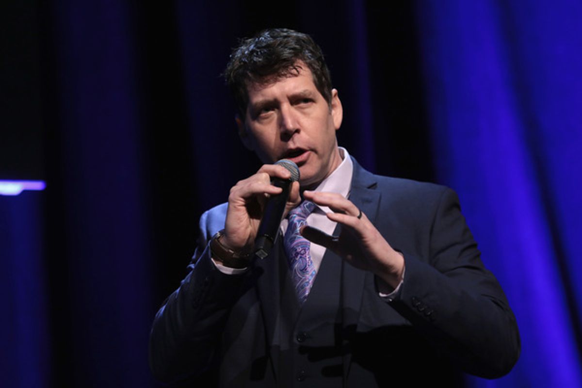 NEW YORK, NY - DECEMBER 18:  James Barbour of Phantom of the Opera performs onstage at the NYC & Company Foundation Visionaries & Voices Gala 2017 on December 18, 2017 in New York City.  (Photo by Cindy Ord/Getty Images for NY & Company) at 