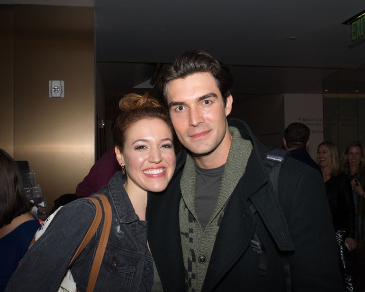 Olivia Harris and Peter Porte at 