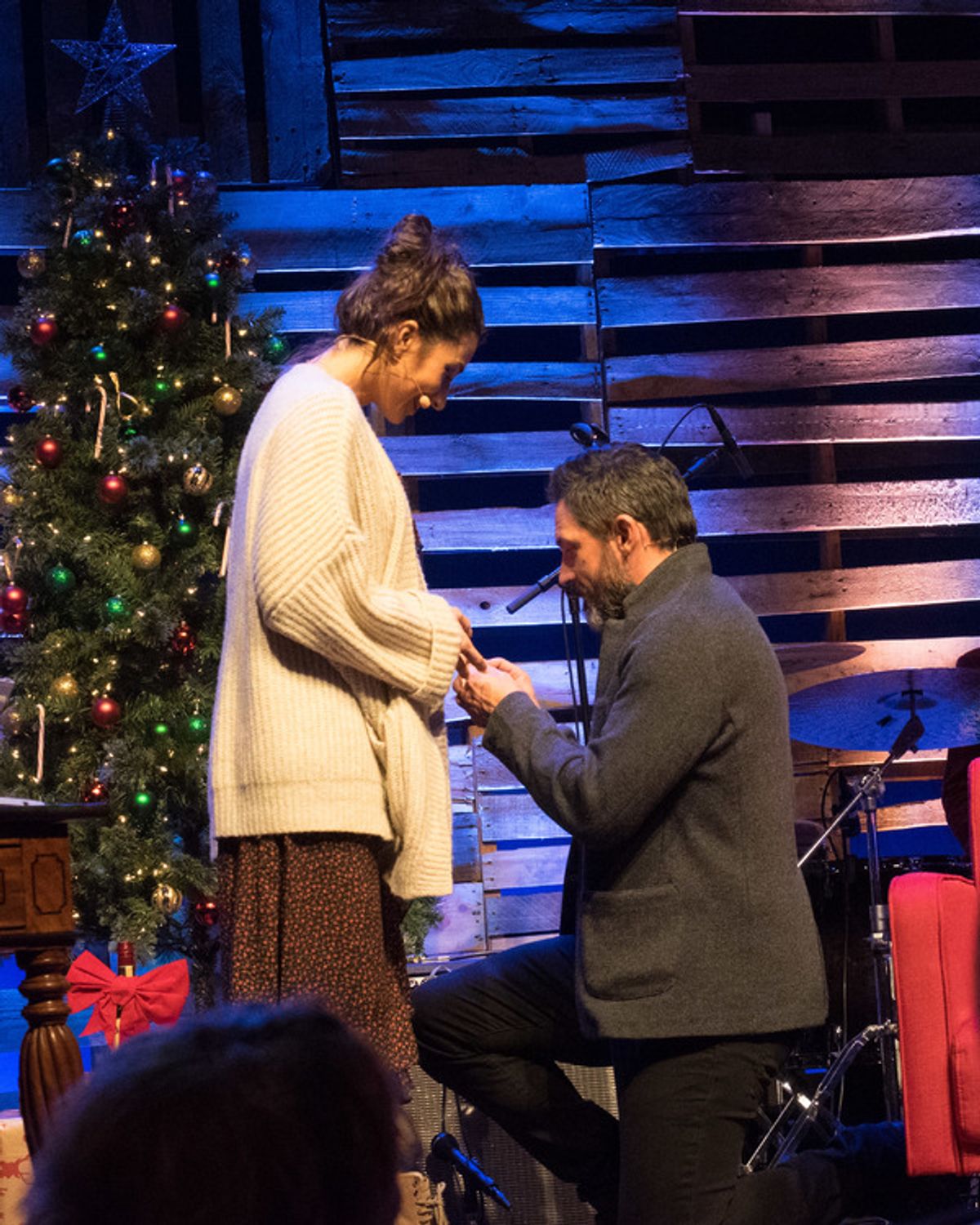 Ashley Loren and Steve Kazee at 