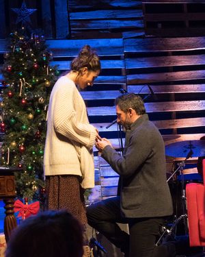 Ashley Loren and Steve Kazee @ BroadwayWorld Ashley Loren and Steve Kazee Photo