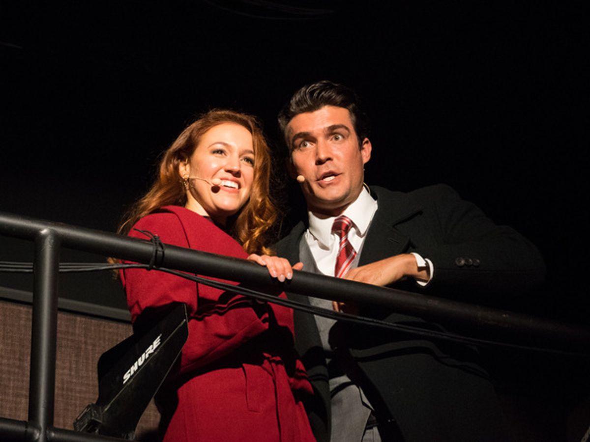 Olivia Harris and Peter Porte at 